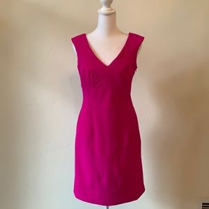 Laundry by Shelli Segal Dress. Never worn. Size 8. Pink. V-neck.